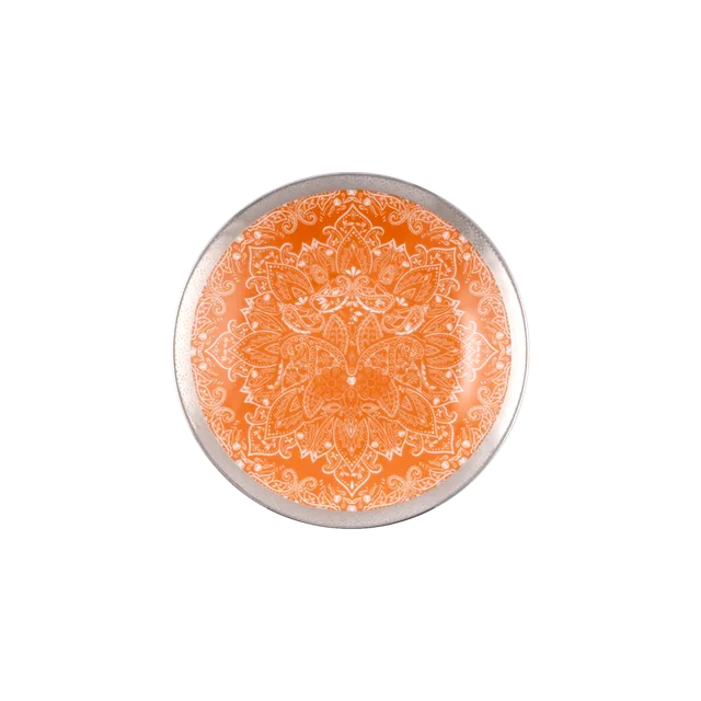 haviland-romane-assiette-pain-orange-porcelaine image 1