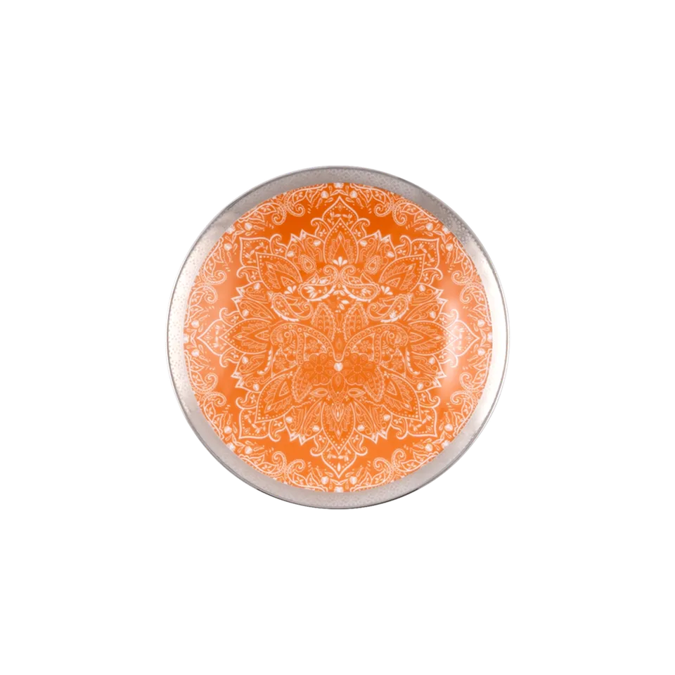 haviland-romane-assiette-pain-orange-porcelaine image 1