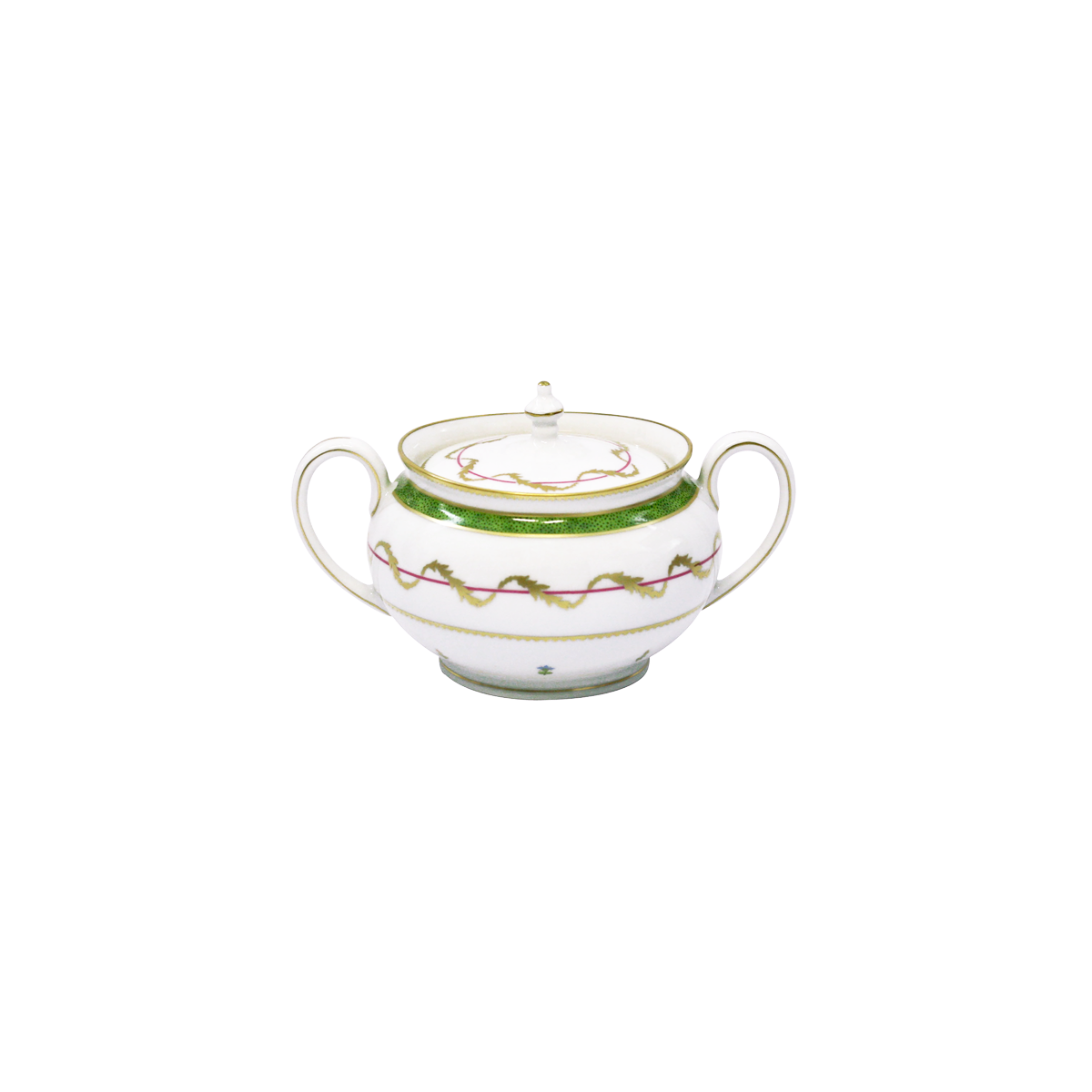 haviland-vieux-paris-vert-sucrier-porcelaine-vert image 1