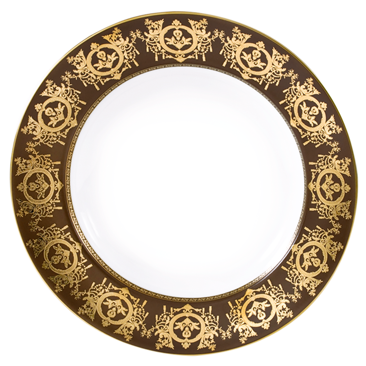 haviland-ritz-imp-rial-plat-rond-creux-bronze image 1