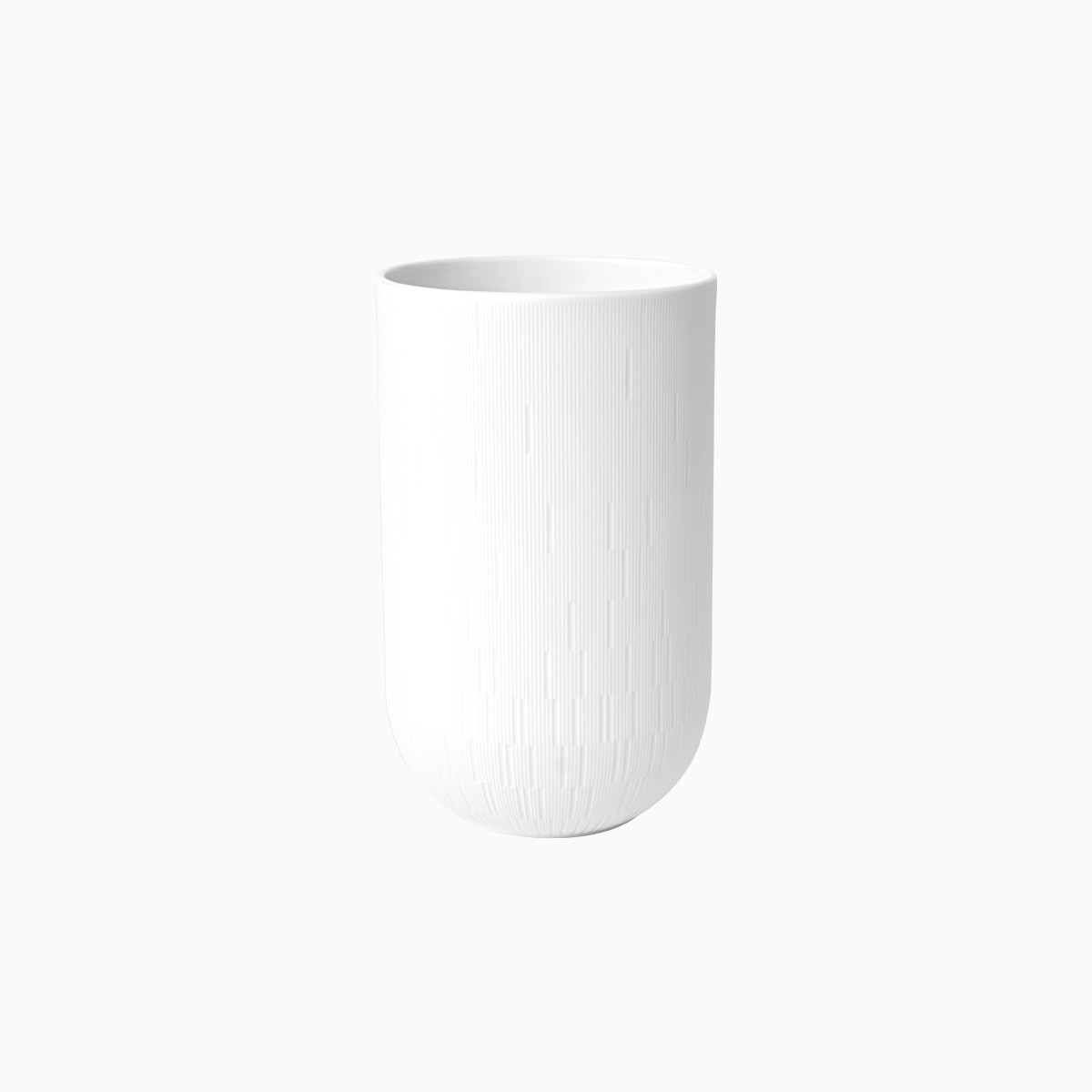 haviland-infini-vase-22-cm-en-porcelaine-blanc image 1