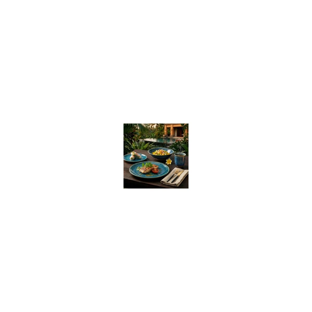 m-dard-de-noblat-atoll-assiette-creuse-19-cm-bleu-persan-lot-6 image 3