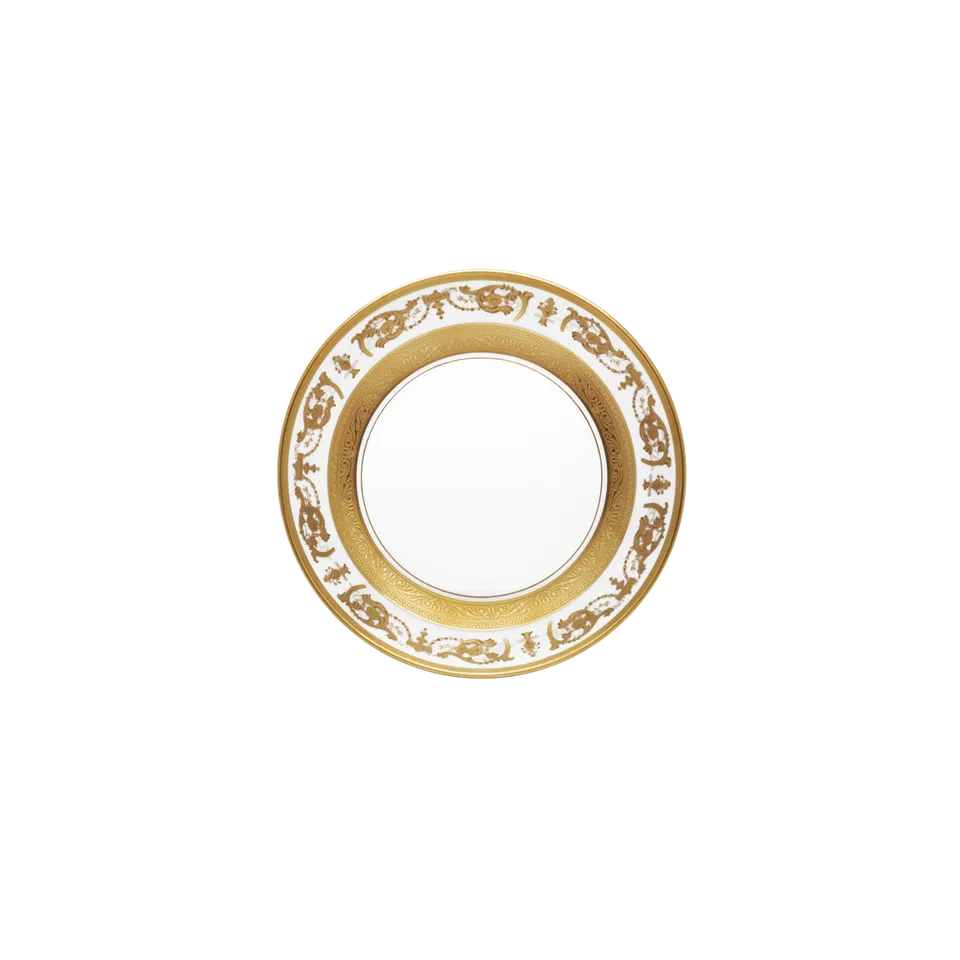 haviland-imp-rator-assiette-creuse-porcelaine-blanc-or image 1