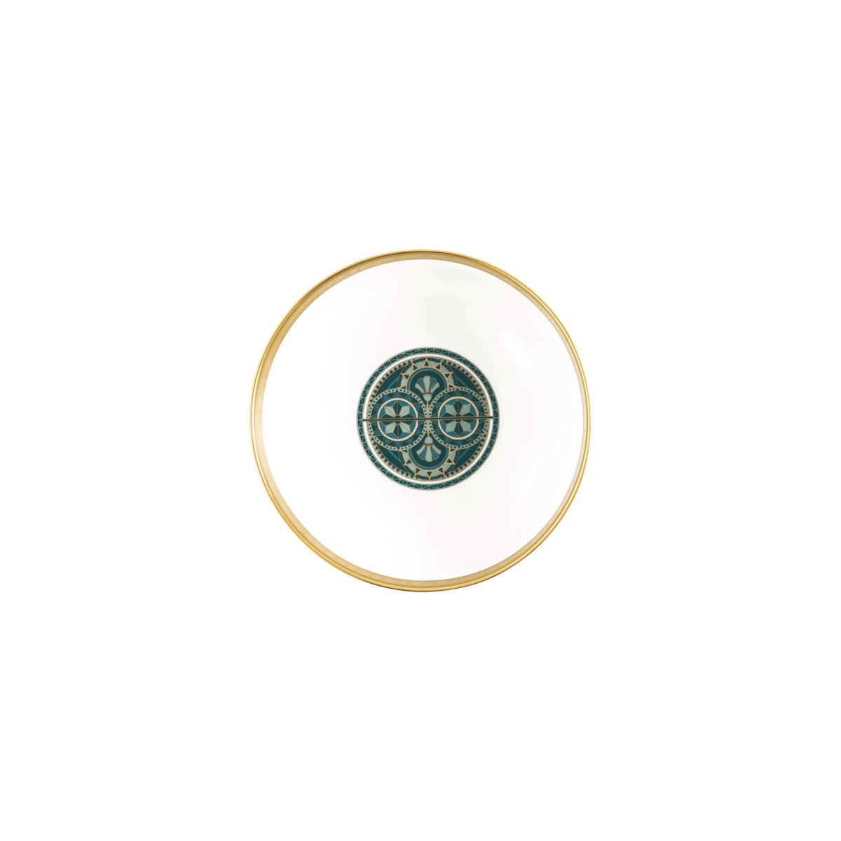 haviland-r-ves-du-nil-bol-riz-porcelaine-vert-et-or image 1