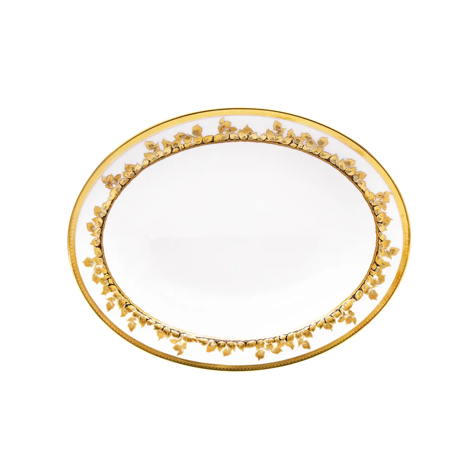 haviland-feuille-d-or-compotier-porcelaine-limoges image 1