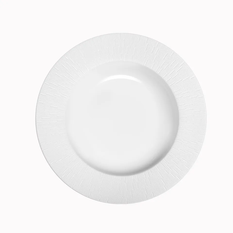 haviland-infini-assiette-creuse-aile-blanche-porcelaine image 1