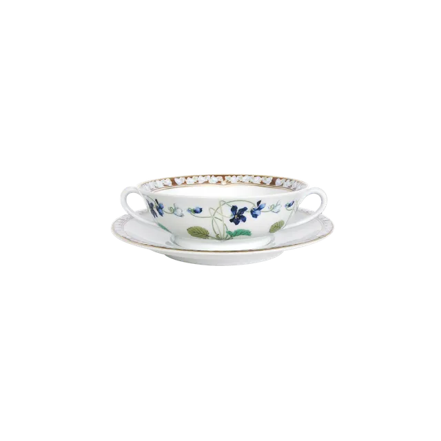 haviland-imp-ratrice-eug-nie-bol-bouillon-et-soucoupe image 1
