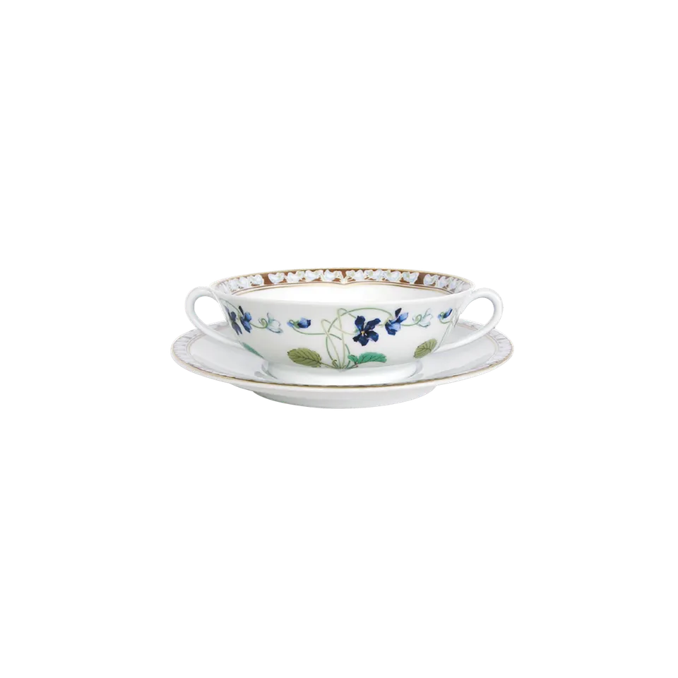 haviland-imp-ratrice-eug-nie-bol-bouillon-et-soucoupe image 1