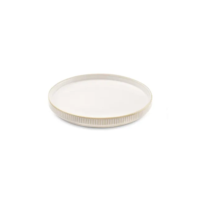 m-dard-de-noblat-agora-assiette-cocktail-16-5-cm-beige-lot-6-gr-s image 1