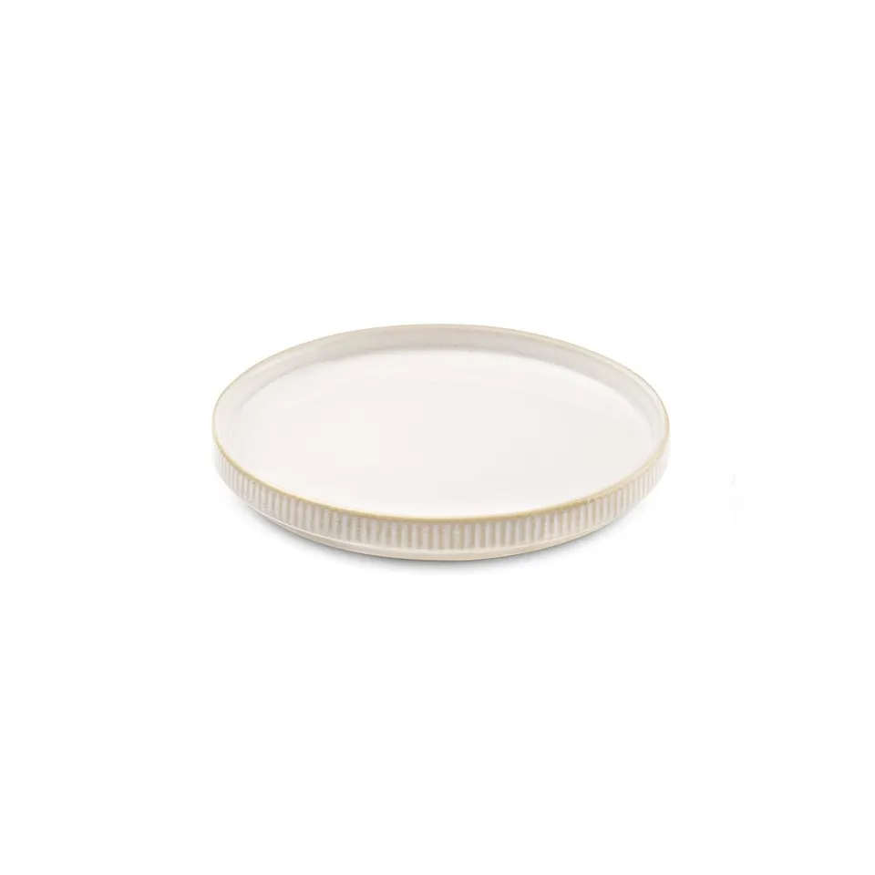m-dard-de-noblat-agora-assiette-cocktail-16-5-cm-beige-lot-6-gr-s image 1