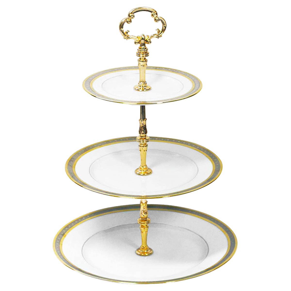 haviland-place-vend-me-serviteur-3-niveaux-porcelaine-blanche image 1