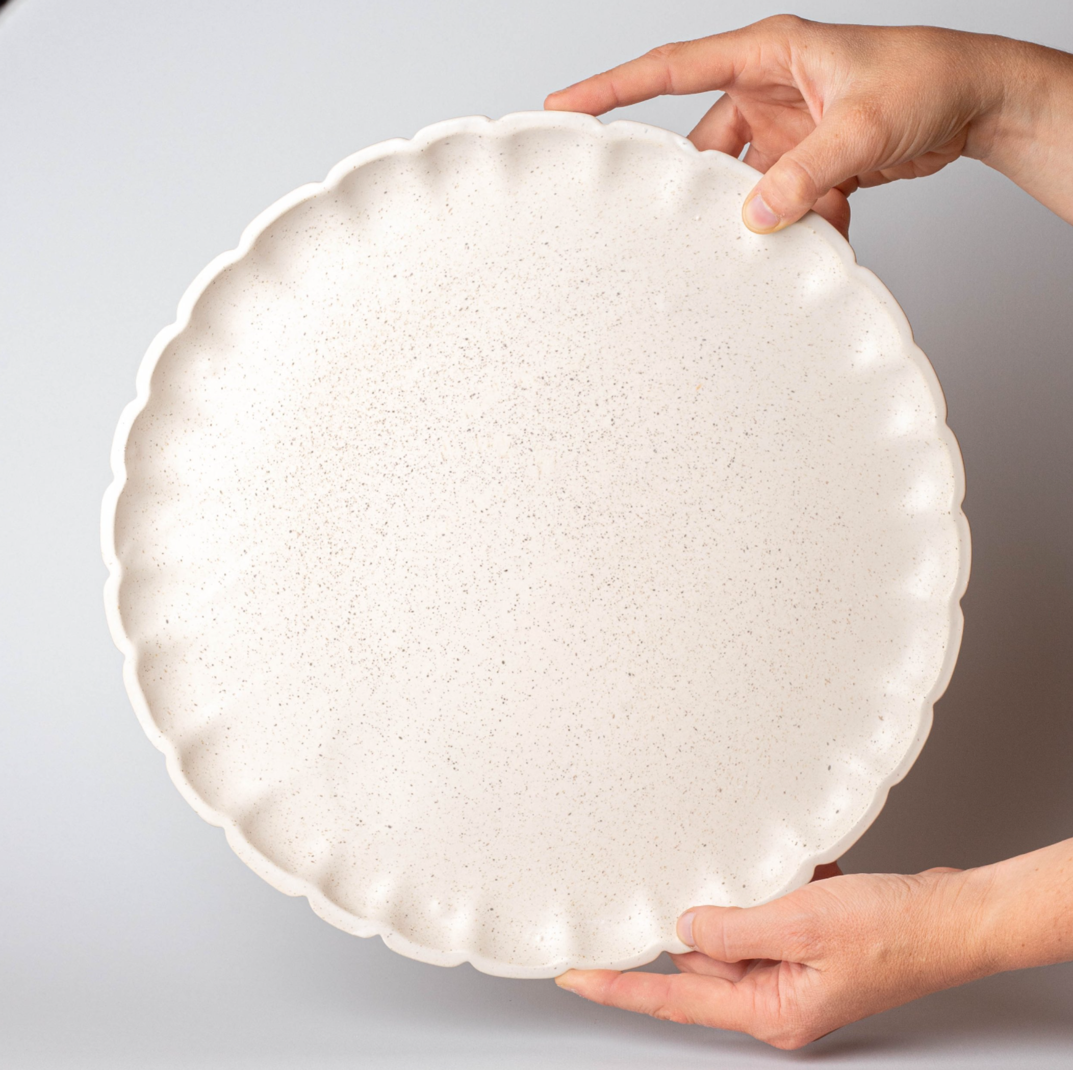 jeda-c-ramique-fleurs-grand-plat-tarte-32-cm image 2