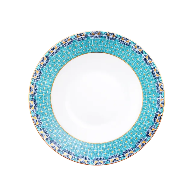 haviland-portofino-assiette-creuse-aile-en-porcelaine image 1