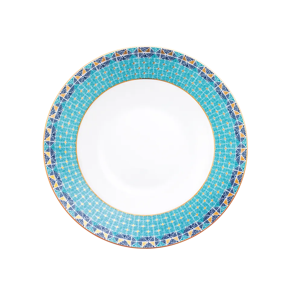 haviland-portofino-assiette-creuse-aile-en-porcelaine image 1