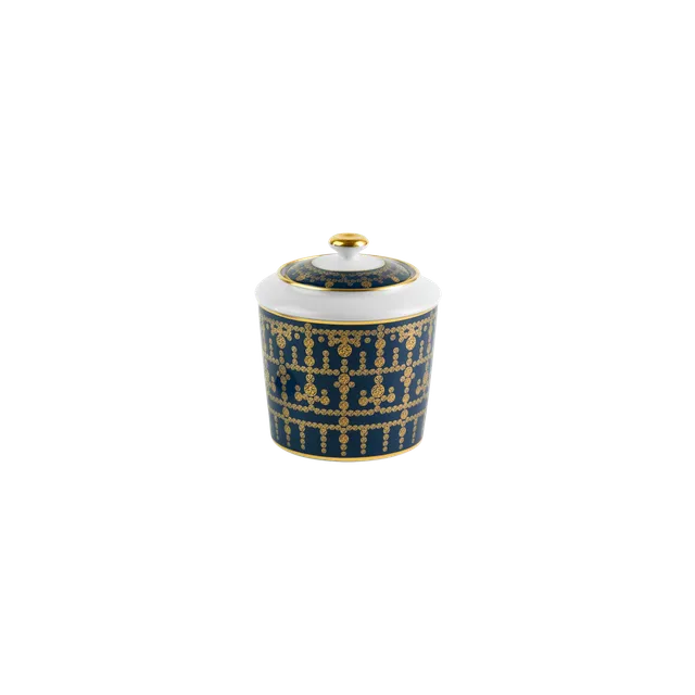 haviland-tiara-sucrier-bleu-de-prusse-or image 1