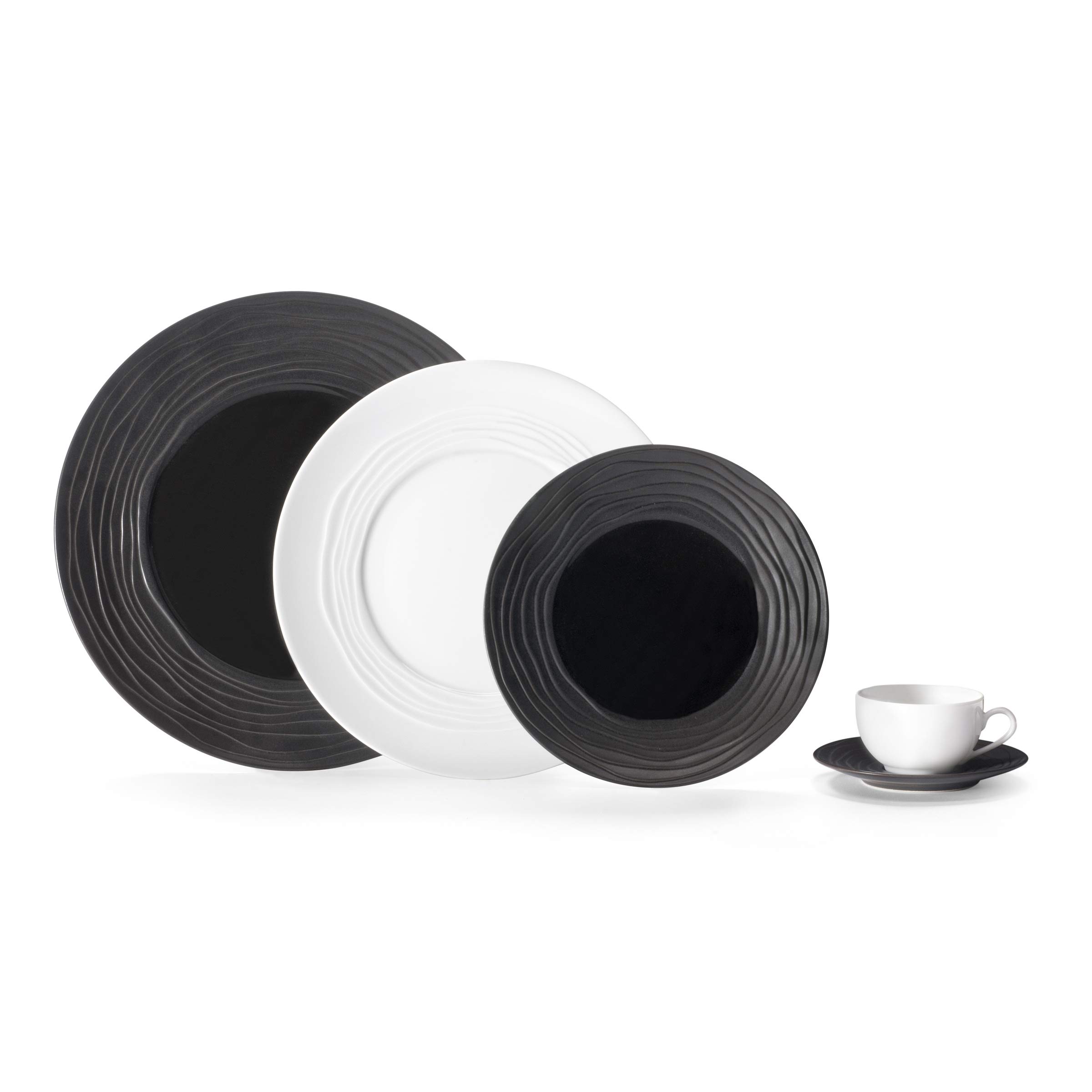 m-dard-de-noblat-escale-assiette-plate-gr-s-noir-27-5-cm-lot-6 image 2
