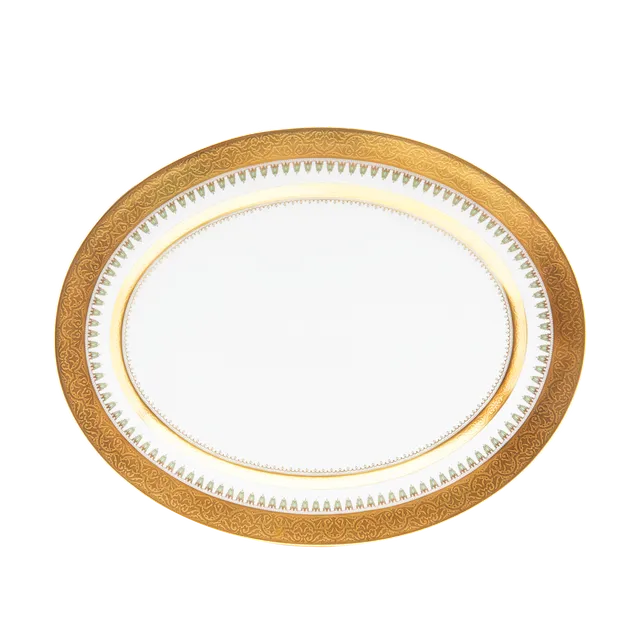 haviland-matrah-plat-ovale-porcelaine-blanche image 1