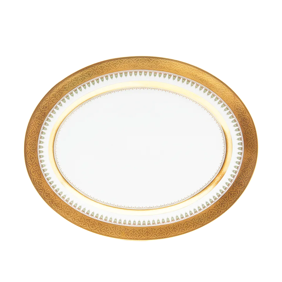 haviland-matrah-plat-ovale-porcelaine-blanche image 1