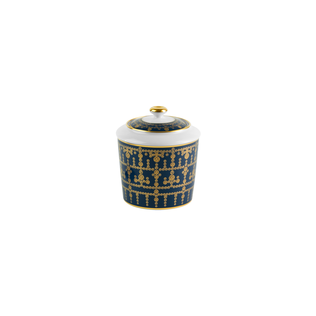haviland-tiara-sucrier-bleu-de-prusse-or image 1