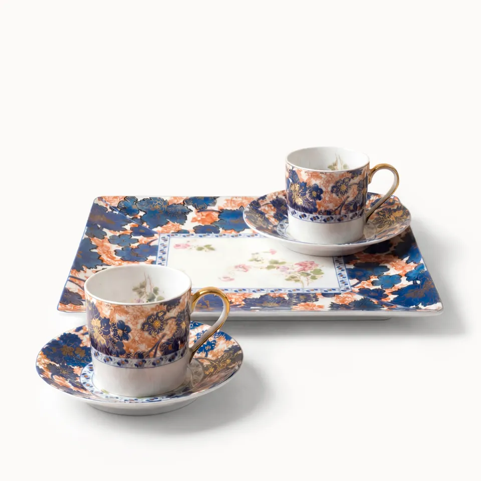 haviland-dammouse-service-caf-2-tasses-plateau-porcelaine image 1