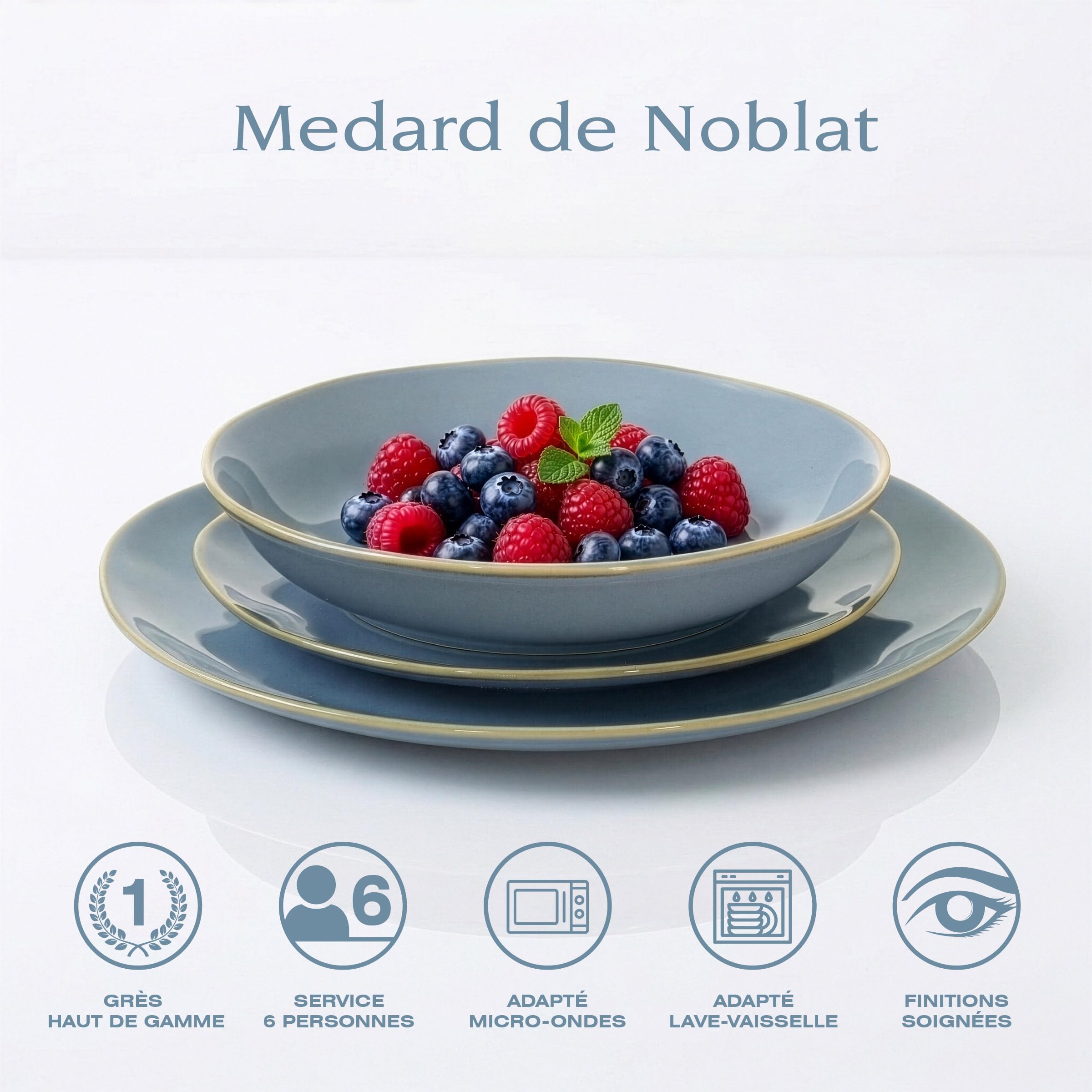 m-dard-de-noblat-eg-e-service-vaisselle-18-assiettes-bleu-ciel-gr-s image 2