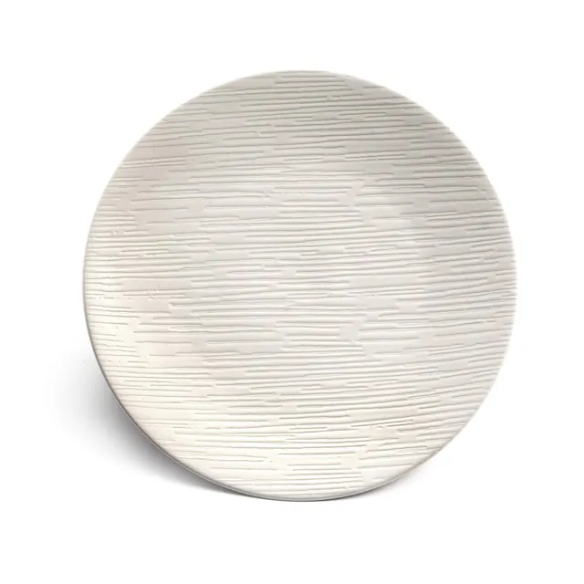 m-dard-de-noblat-magma-assiette-dessert-20-cm-lot-6-ivoire image 1