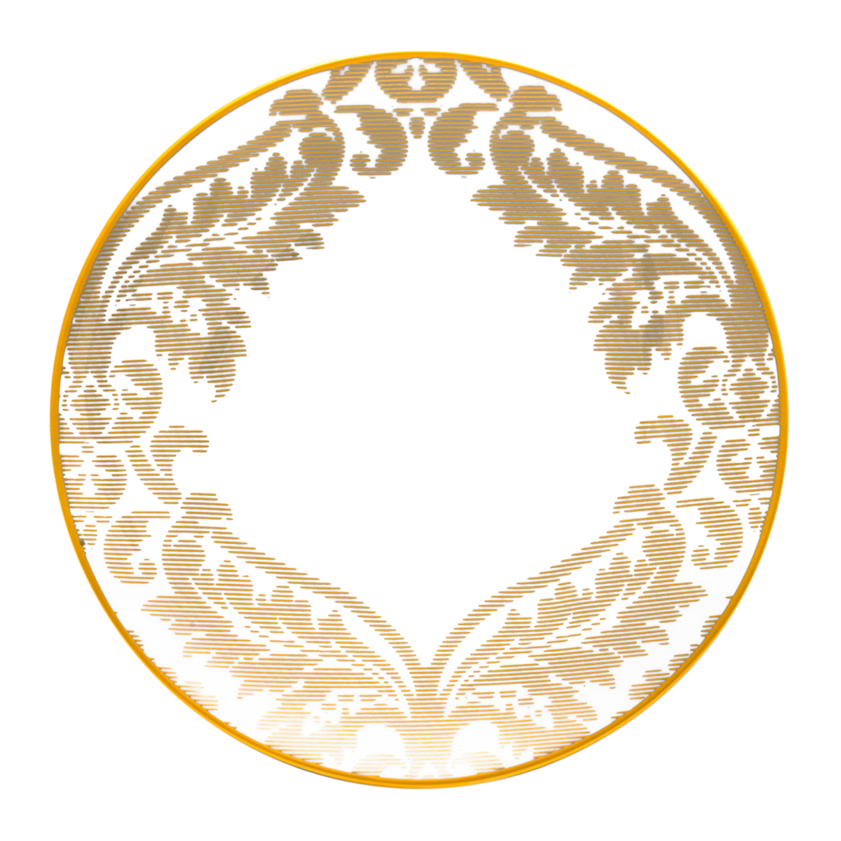 haviland-damass-ritz-paris-assiette-d-ner-porcelaine-blanche image 1