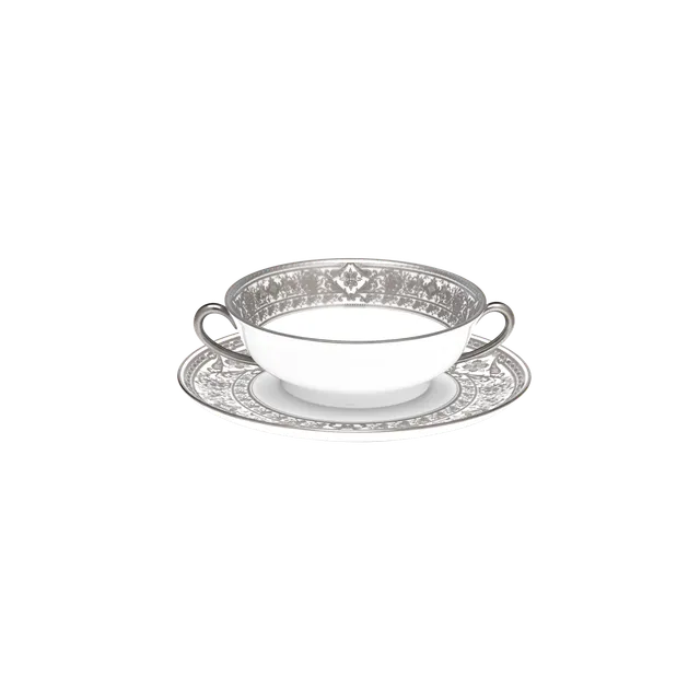 haviland-matignon-bol-bouillon-porcelaine-blanc-platine image 1