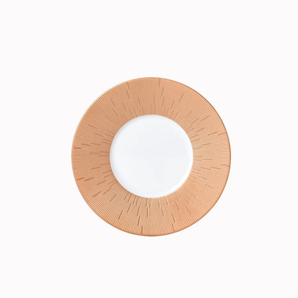 haviland-infini-assiette-pain-cuivre-porcelaine image 1