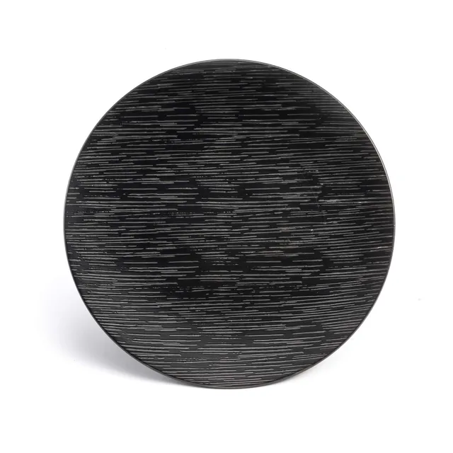 m-dard-de-noblat-magma-6-assiettes-plates-gr-s-noir-27-cm image 1