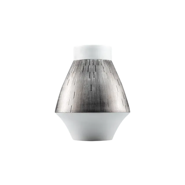 haviland-infini-vase-petit-mod-le-porcelaine-platine image 1