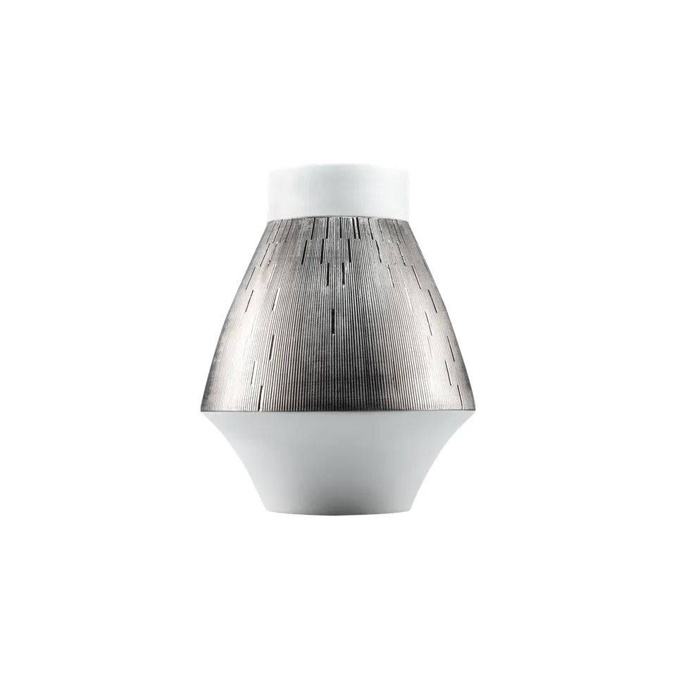 haviland-infini-vase-petit-mod-le-porcelaine-platine image 1