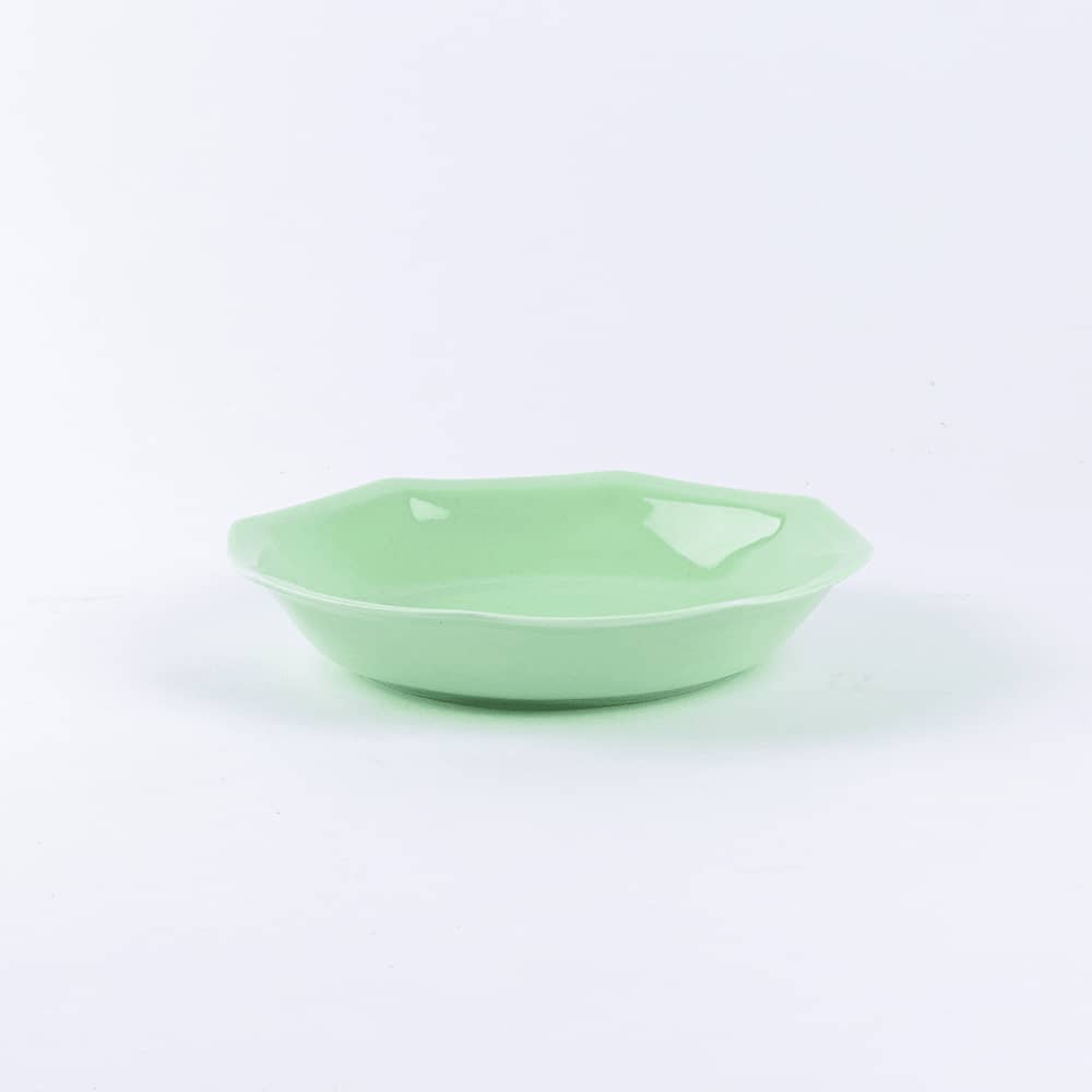 ogre-la-fabrique-intemporelle-assiette-creuse-octogonale-vert-amande image 2