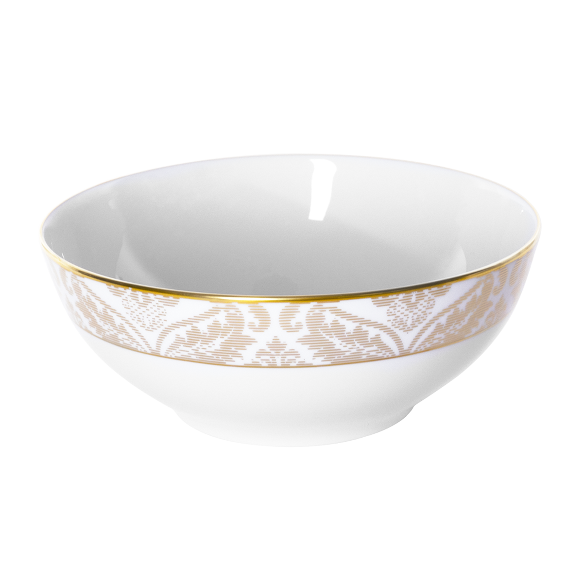 haviland-damass-ritz-paris-saladier-blanc-porcelaine image 1