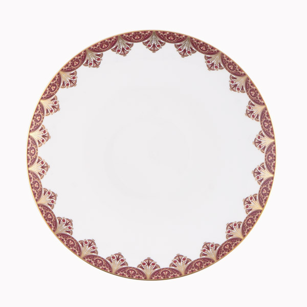 haviland-r-ves-du-nil-assiette-d-ner-pourpre-or-porcelaine-limoges image 1
