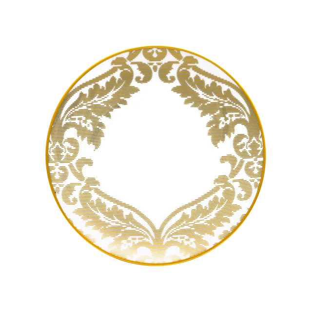haviland-damass-assiette-dessert-blanche-porcelaine image 1