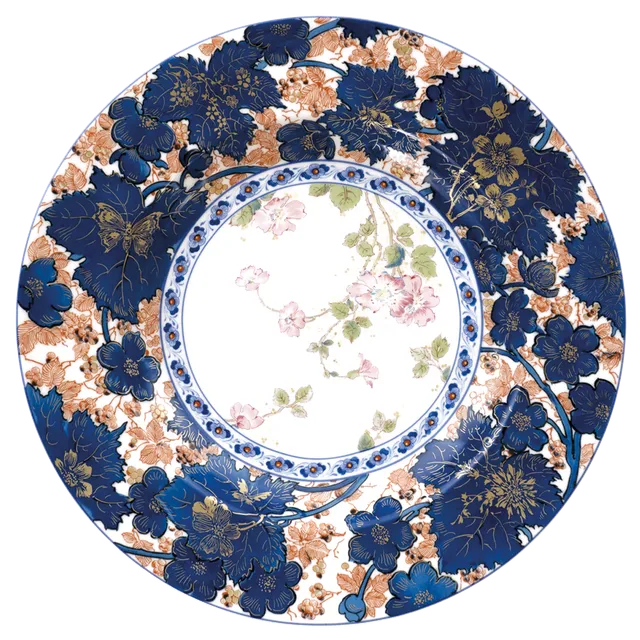 haviland-dammouse-plat-rond-creux-porcelaine-blanc image 1