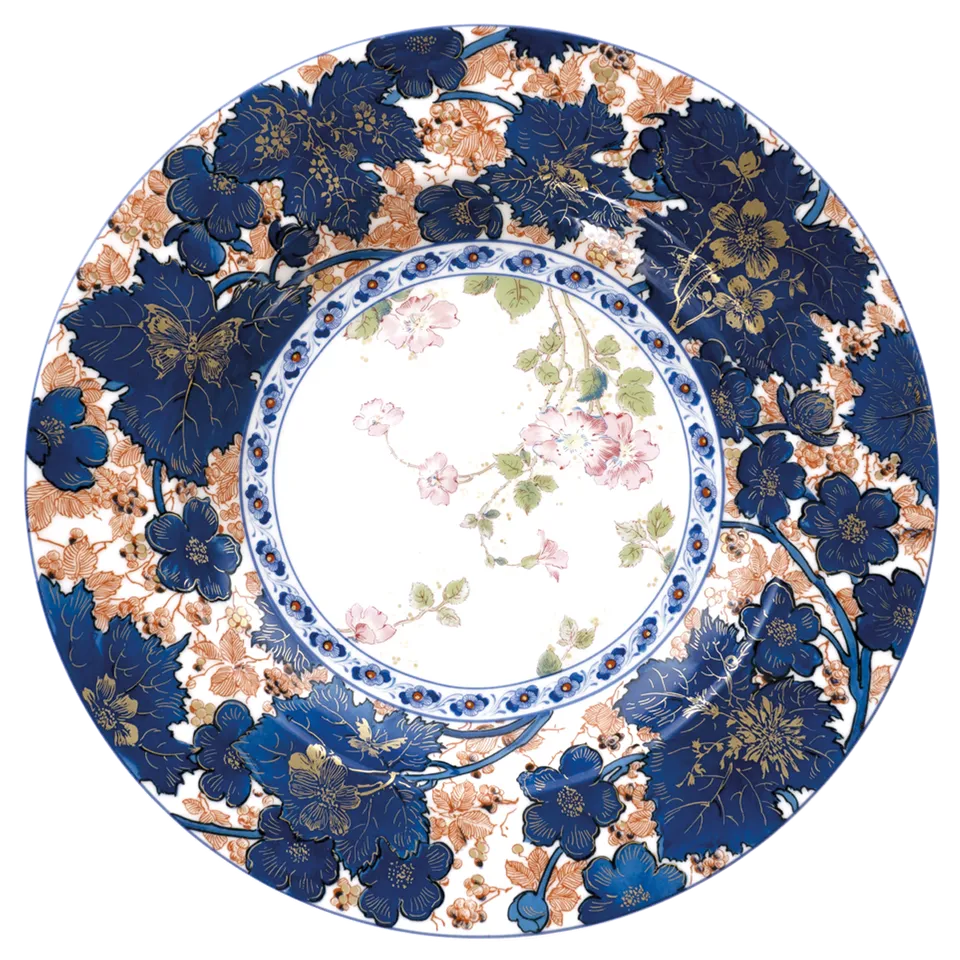haviland-dammouse-plat-rond-creux-porcelaine-blanc image 1