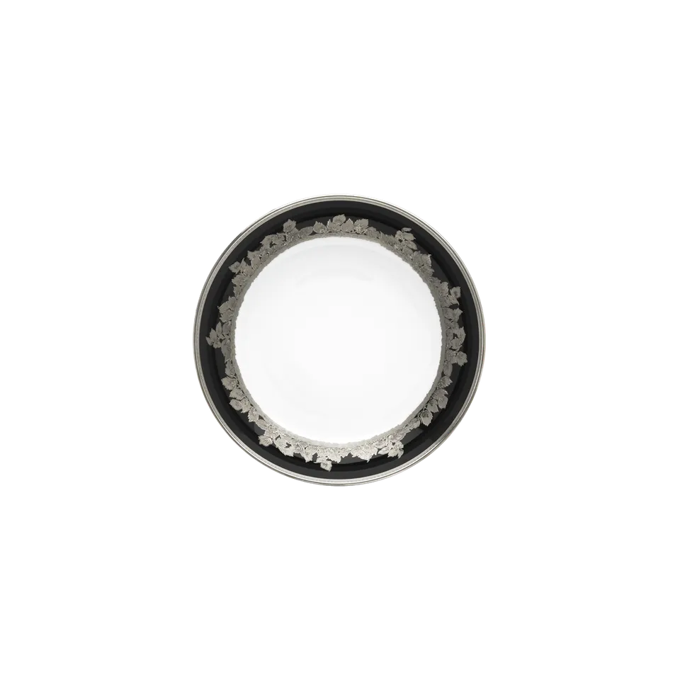 haviland-feuille-de-platine-assiette-creuse-calotte-porcelaine image 1