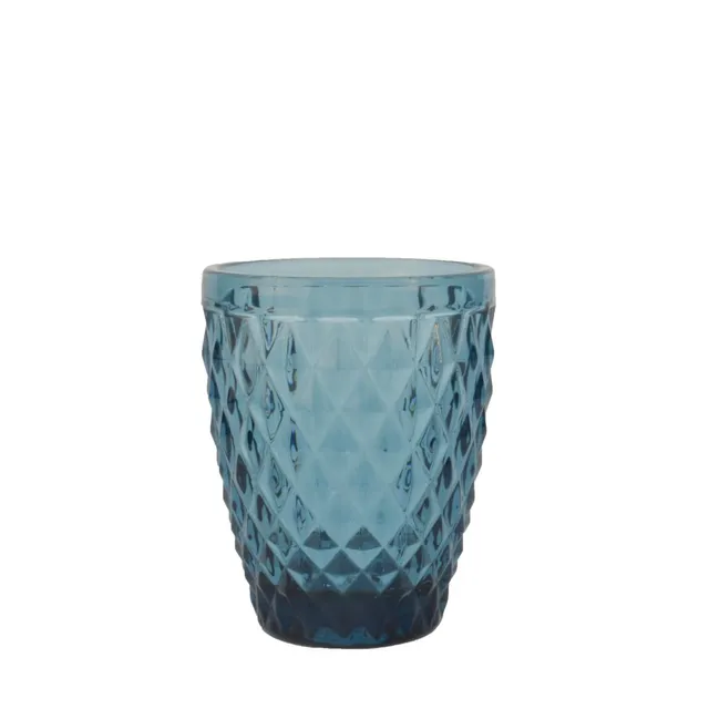 m-dard-de-noblat-diamond-gobelets-22-cl-bleu-lot-de-6-verre image 1