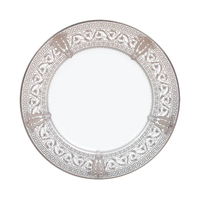 haviland-salon-murat-assiette-dessert-blanc-platine-porcelaine image 1