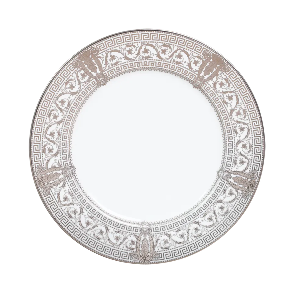 haviland-salon-murat-assiette-dessert-blanc-platine-porcelaine image 1