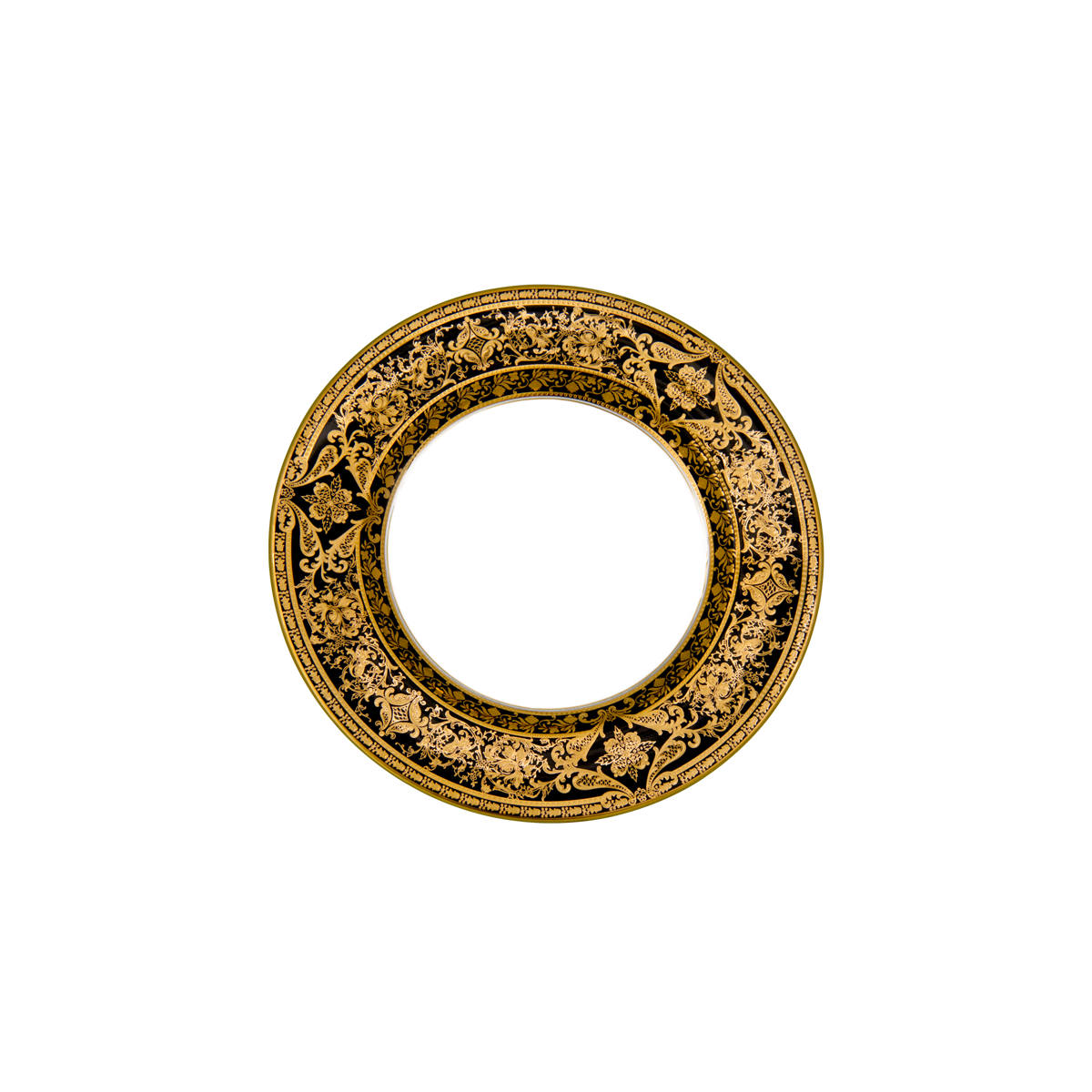 haviland-matignon-assiette-pain-noir-or-porcelaine image 1