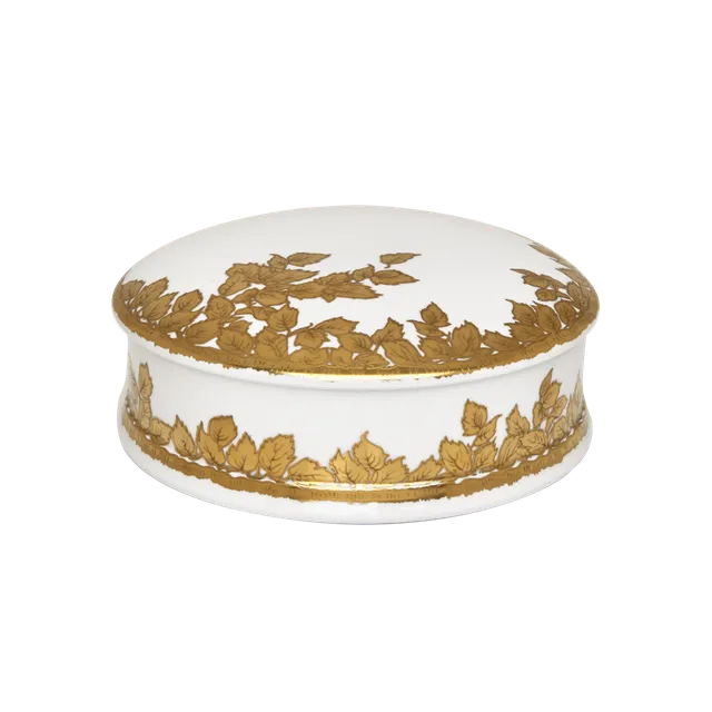 haviland-feuille-d-or-bonbonni-re-porcelaine-dor-e image 1
