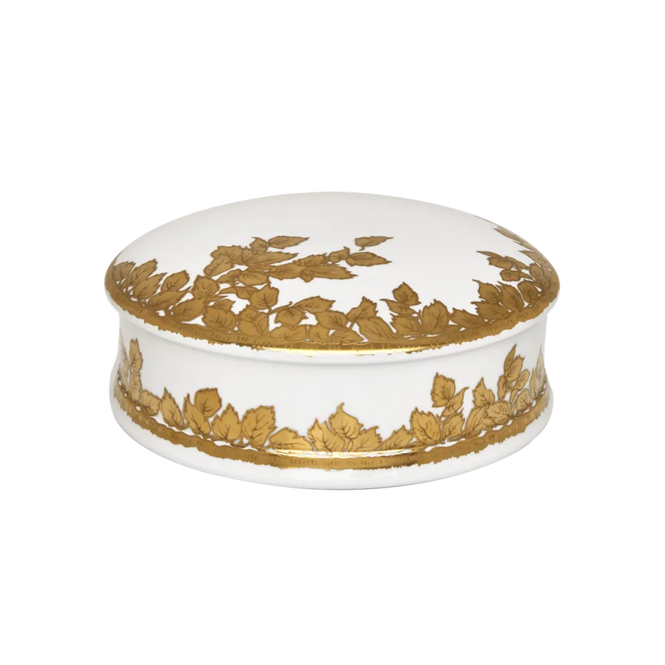 haviland-feuille-d-or-bonbonni-re-porcelaine-dor-e image 1
