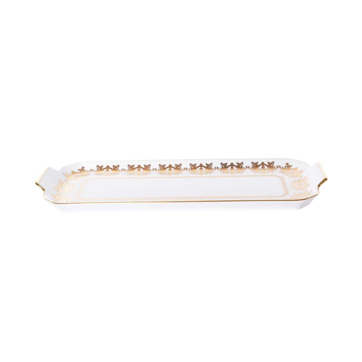 haviland-ritz-imp-rial-plat-cake-blanc-porcelaine-limoges image 1