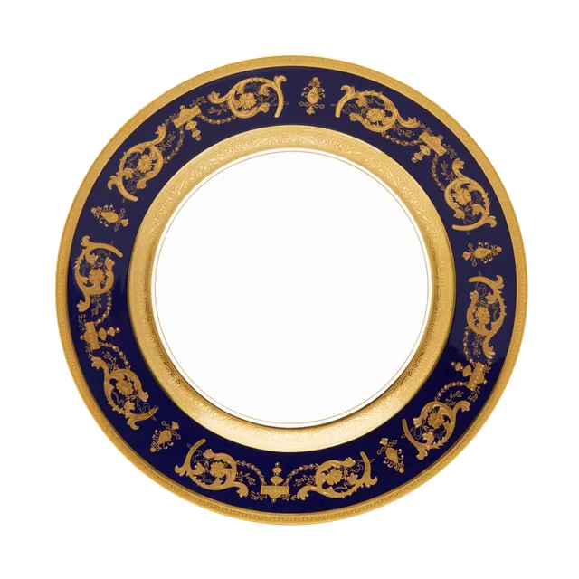haviland-imp-rator-assiette-d-ner-bleu-de-four-or image 1