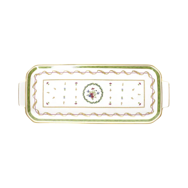 haviland-vieux-paris-vert-plat-cake-porcelaine-vert image 1