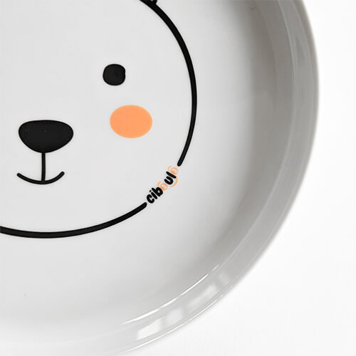 ciboulo-animal-assiette-porcelaine-enfant-renard-coffret-ventouse image 5