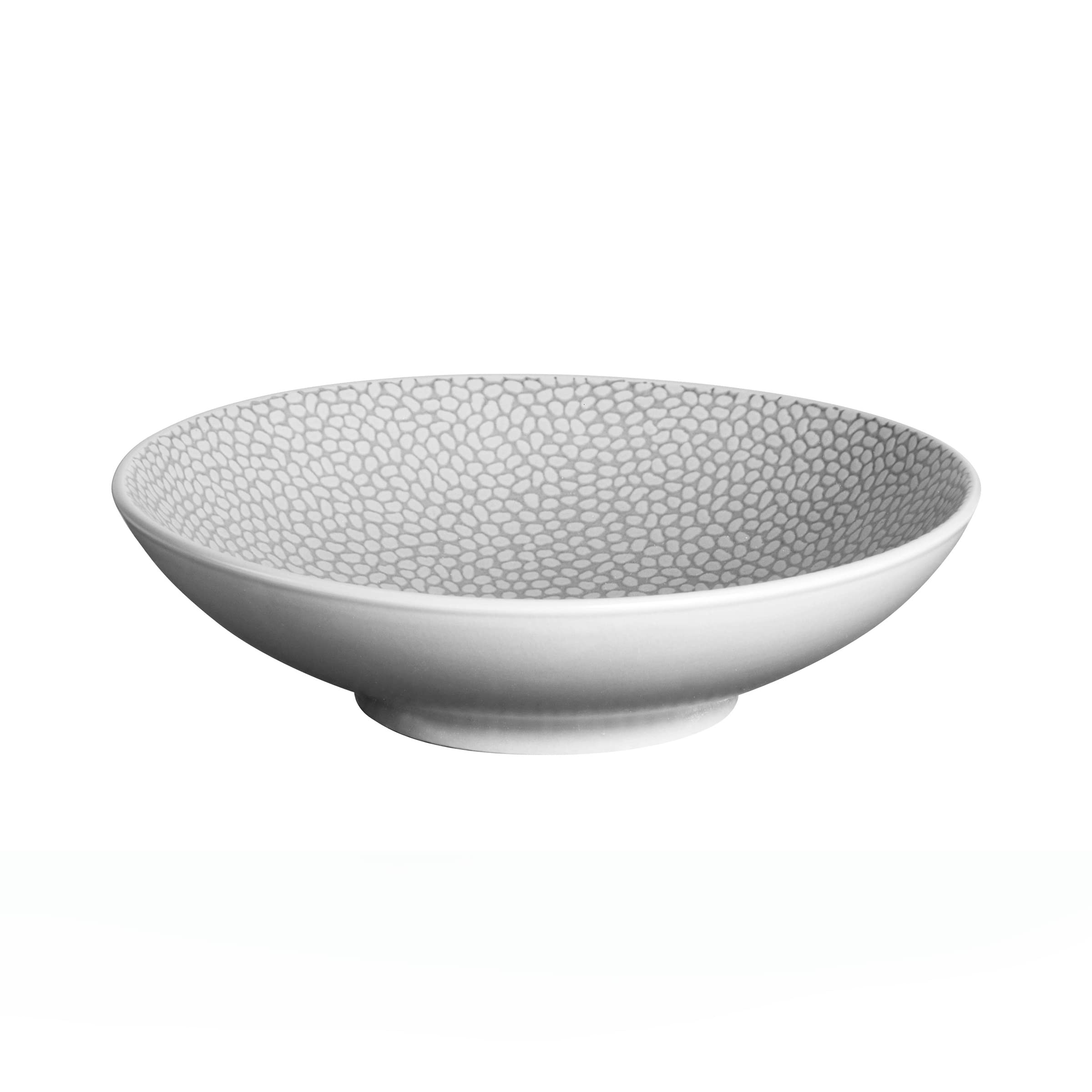m-dard-de-noblat-stone-assiette-coupe-19-cm-gris-clair-lot-6 image 1